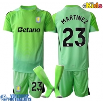 Aston Villa Emiliano Martinez #23 Goalkeeper Replica Away Minikit 2025-26 Short Sleeve (+ pants)